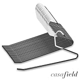 Casafield - 20 otwartych wieszaków na spodnie - łatwe przesuwanie - smukłe, oszczędzające miejsce design antypoślizgowe spodnie z powłoką gumową, spodnie, dżinsy, spódnice