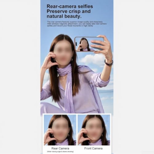 Monitor selfie inalámbrico pantalla cámara trasera vlogging iPhone Android color blanco 5