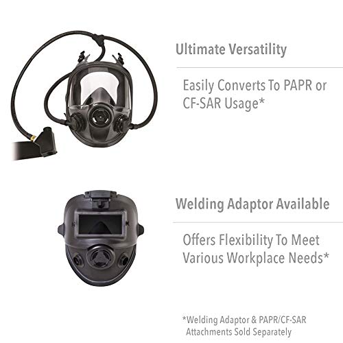 Honeywell North 5400 Series Niosh-Approved Full Facepiece Respirator, Small (54001S) #TOP5