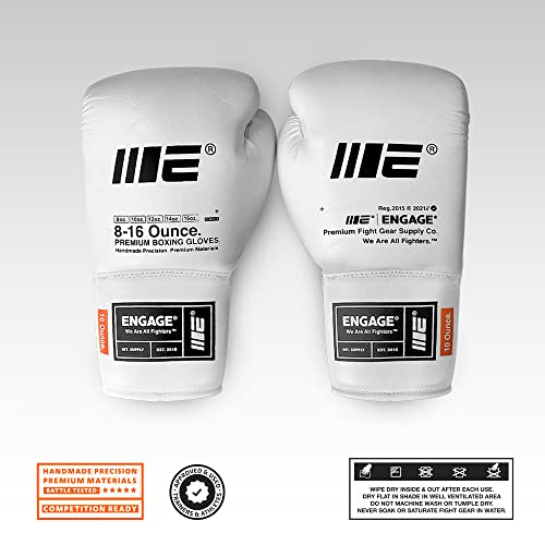 Engage Boxing Gloves W.i.p. Series | Lightweight Pro Style Boxing Gloves | Suitable For Boxing, Kickboxing, Punching Bag Training | Lace-Up 12Oz #TOP3