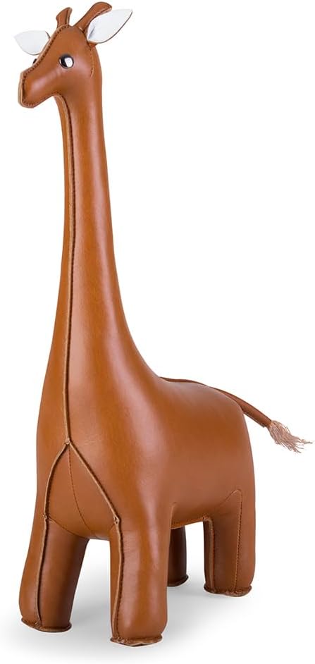 zuny, Classic Series Bookend Tan for Shelves, Office Decorative- Giraffe