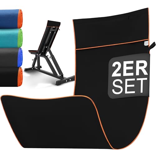 Jokisa Fitness Handtuch 2er Set, 120x50cm Gym Handtuch mit...
