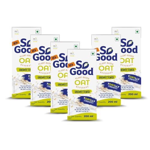 Image of So Good Oat Beverage Unsweetened 200ml 1.2L (6 x 200ml)