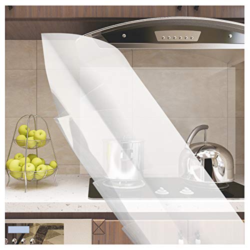 3Pcs Clear Oil Proof Wall Stickers Wallpaper Kitchen Backsplash Wall Protector Transparent Waterproof Heat Resistant Self-Adhesive Sticker For Cupboard Doors Walls Kitchen Dining Room Wood Countertop #TOP6