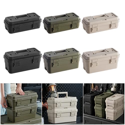 Boîte de rangement maison et camping 6,5L et 4L à compartiments