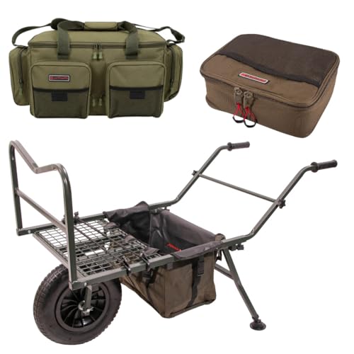 Carriola Ultimate Transporter Ultimate Set Di Carriola Transporter - Kit Carpfishing