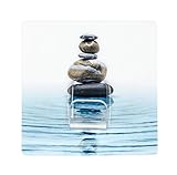 wenko static-loc® gancio portaborse meditation - fissaggio senza trapano, pet, 8 x 8 x 3.5 cm, multicolore