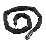 Anti Theft Bike Lock – Heavy Duty Keyless Kette, 3.9 Feet Long, Steel Construction, 4-Digit Combination | Secure for Bicycles, Motorcycles, Motorcycles, Scooters, Doors, Gates, Outdoor Security