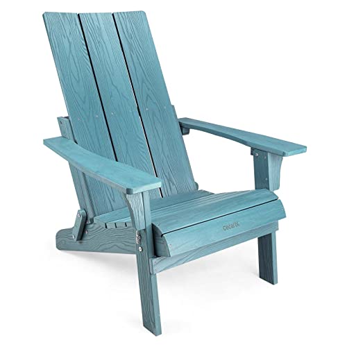 Cecarol Folding Adirondack Chair (1, Blue) #TOP24