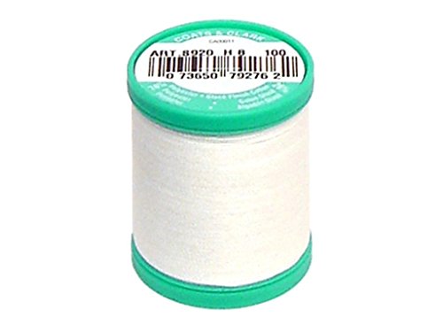 Coats Dual Duty Plus Button & Carpet Thread 50yd - White