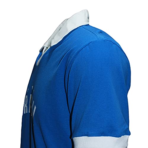 Camisa Brasil Polo Estrelas Liga Retrô Azul Royal (GGG)