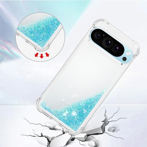 Coque Pixel 10 paillettes silicone anti-choc transparente - 4
