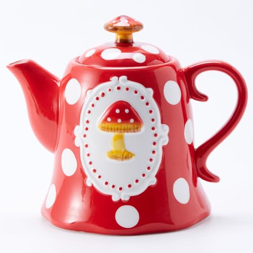 Mushroom Teapot – Vintage Ceramic Porcelain Teapot | Bone China