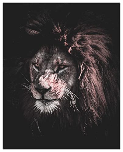 Puzzle 500 Piezas,Puzzle de Madera para Adultos,Bestia León Puzzle,Regalo para Novia Cover
