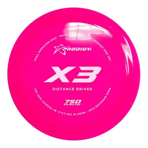 Prodigy Disc 750 X3 | Fast Disc Golf Driver | Overstable Flight For Long Drives | Very Durable 750 Plastic | Alternative To Innova Destroyer Disc Golf Driver | Colors May Vary #TOP1