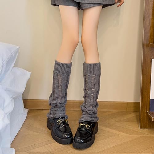 YELAIVP Women's Leg Warmers Kawaii Leg Warmers for Girls Y2k Harajuku Baggy Ripped Leg Warm Socks Goth Lolita Accessories2