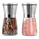 salz und pfeffermühle holz klein Leicht zu reinigen: Einfache Demontage und Montage ohne Werkzeug für die salz mühle, wodurch Füllmaterialien oder Reinigung einfacher und schneller werden.