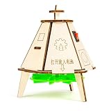 KAHDGSS Módulo de Nave Espacial de Madera, Juguete Educativo de ensamblaje de experimentos de Ciencia Artesanal