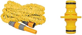 Hozelock 8215 8000 15m Superhoze Hosepipe, Yellow & Grey