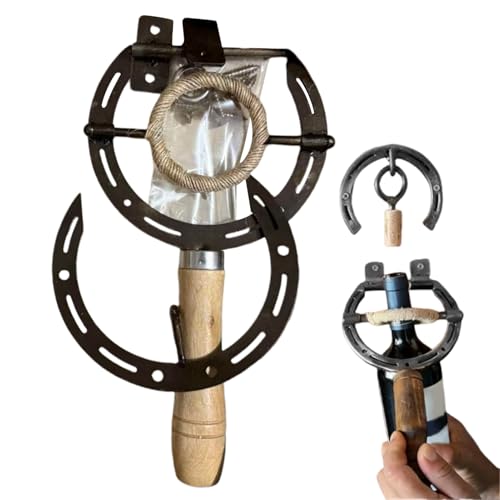Smooth Leveraged Extraction: This Horseshoe Wine Opener simplifies cork removal by combining a sleek horseshoe design with enhanced leverage, enabling effortless wine access while enhancing your dining or party experience through reliable and user-friendly functionality