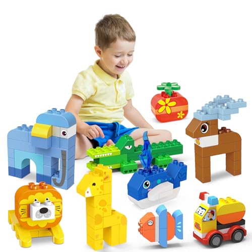 Animals Building Blocks Set compatible with DUPLO