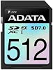 ADATA Premier Extreme SDXC SD 7.0 Tarjeta Express - 512GB PCIe Gen3x1 NVMe SD - hasta 800/700MB/s - V30 UHS-I Compatible - para Video 4K y Flujos de Trabajo de Creadores - 1 Unidad 2