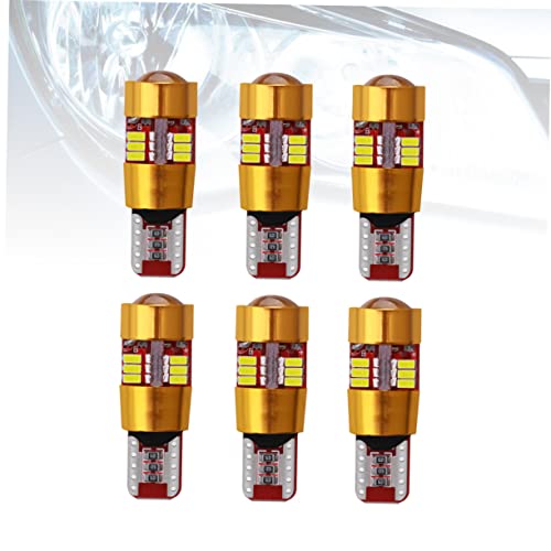 BUGUUYO 6Pcs 27 LED Luz Da Placa De Licença Lâmpadas LED Lâmpadas Automotivas Lâmpada LED Carro Afte