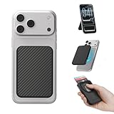 Nillkin MagSafe Wallet with Stand | Slim 3 Cards Holder | Aramid Fiber | RFID Blocking | for Men Credit Card | Phone Wallet for iPhone 17 Pro /16/15/14/13 and Most Magnetic Device (Black)