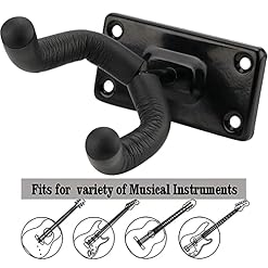 Lot de 3 crochets muraux pour guitare acoustique, électrique et basse, ukulélé - Les Beatles, Paul McCartney, John Lennon, RIngo Starr, George Harrison Lot de 3 crochets muraux pour guitare acoustique, électrique et basse, ukulélé – Image 2