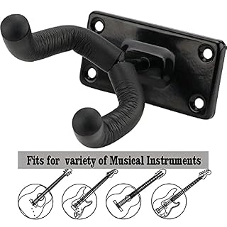 Lot de 3 crochets muraux pour guitare acoustique, électrique et basse, ukulélé - Les Beatles, Paul McCartney, John Lennon, RIngo Starr, George Harrison Lot de 3 crochets muraux pour guitare acoustique, électrique et basse, ukulélé – Image 2