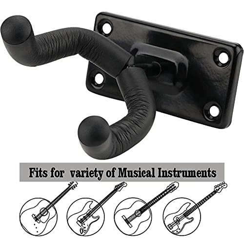 Lot de 3 crochets muraux pour guitare acoustique, électrique et basse, ukulélé - Les Beatles, Paul McCartney, John Lennon, RIngo Starr, George Harrison Lot de 3 crochets muraux pour guitare acoustique, électrique et basse, ukulélé – Image 3