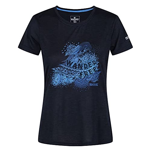 Preisvergleich Produktbild Regatta Womens Fingal V T-Shirt, Navy Marl, XX-Large