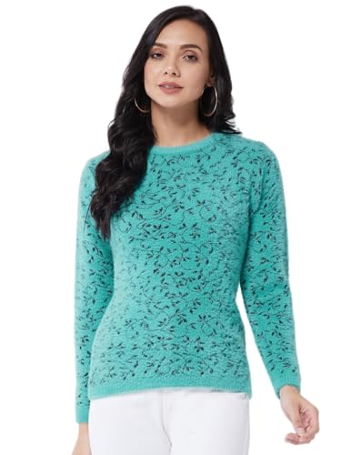 Image of Modeve Women Flower Print Sweater for Winters||Winterwear||