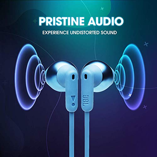 Image of (Refurbished) JBL Tune 215BT Wireless Bluetooth In Ear Headphone with Mic (Blue)