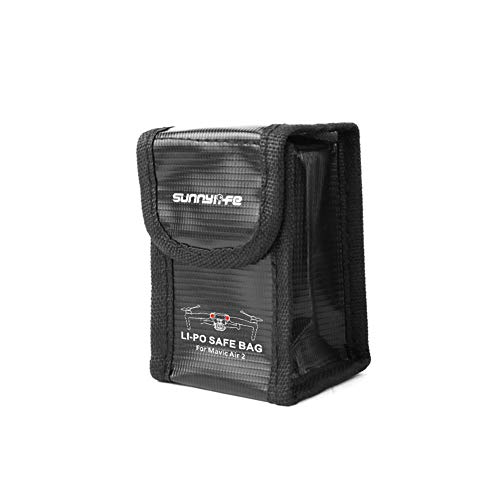 ZSooner Sac de sécurité pour batterie LiPo - Résistant au feu et aux explosions - Accessoire de batterie pour drone Mavic Air 2 Cover