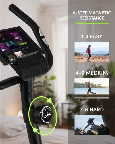 Zipro Beat RS Heimtrainer Fahrrad für Zuhause Magnet Fahhrad bis 120 kg Magnete Exercise Bike Fitnessbike Fitness… – Bild 5