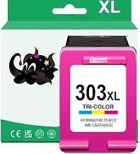 illico-Encre 303XL 1 Cartouche Couleur pour HP 303 Envy Inspire 7220e 7920e 7200e 7900e 7221e 7922e 7921e Envy Photo 6220 6230 7100 7820 7834 7134 7830 6232 7120 7130 7132 7800 Cartouche HP 303 XL
