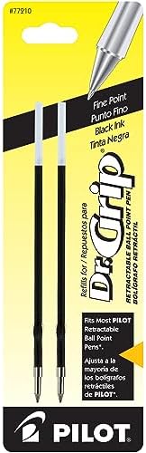 Pilot Better/EasyTouch/Dr Grip Retractable Ballpoint Pen Refills, 0.7mm, Fine Point, Black Ink, Pack of 3 - Check Compatibility image 4