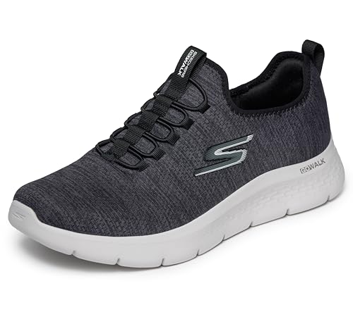Skechers Men's Go Walk Flex Ultra, Black/White, 16 by Skechers - Used condition - US$45.51
