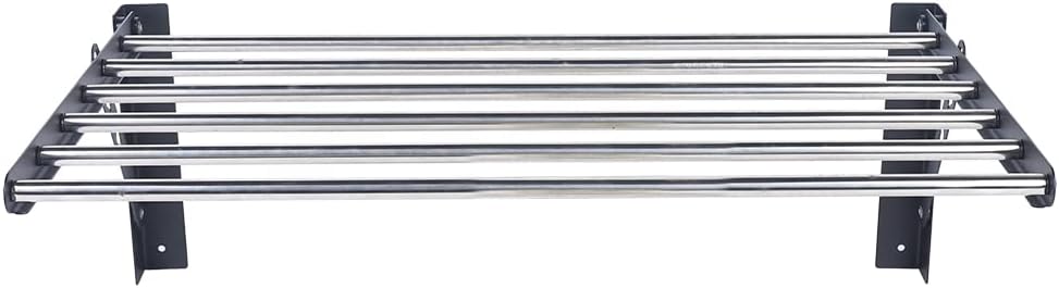 Wall Mount Clothes Drying Rack,Bathroom Clothes Hanger, Stainless Steel Foldable Drying Rack, Balcony Wall Mounted Clothes Hanger 23.62x15.35x8.66inch