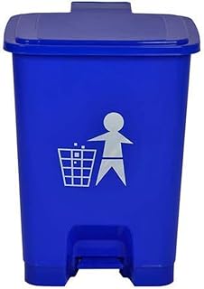 Plastic Pedal Dustbin Biomedical waste bins for hospitals BLUE| 10 LTR WITH CHECK DUSTER CLOTH FREE