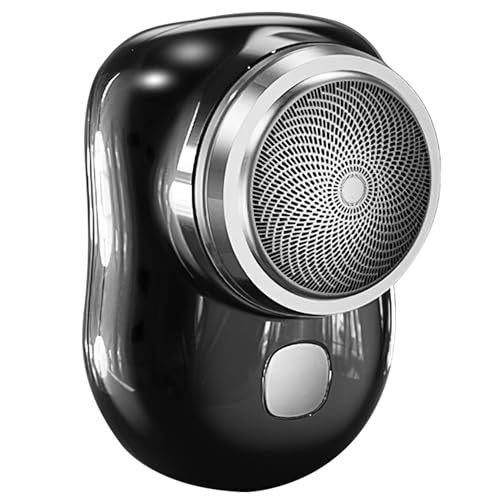 VYSN Electric Razor for Men - Mini Portable Pocket-Size Shaver, USB Rechargeable, Dry Shaving for Home, Travel & Office Use (Black) -  VSN-GPCT3911
