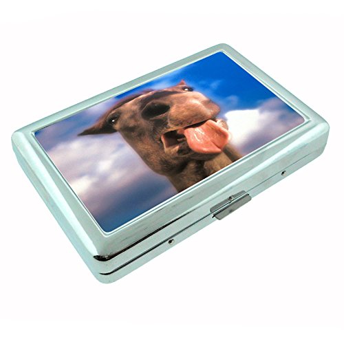 Amazon.com: Desert Camel S5 Metal Silver Cigarette Case Wallet Id Holder 4
