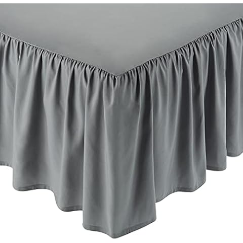 Amazon Basics Ruffled Bed Skirt Cover