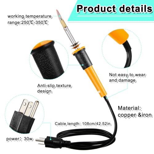 Honoson 19 Pcs Electric Hot Knife Cutting Tool with 14 Blades, Yellow by Honoson - Used condition - Image 3
