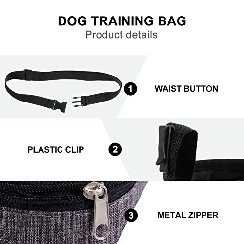 Bolsa de Petiscos para Cães, Bolsa de Treinamento para Animais de Estimação Pequeno, Cachorros Grand