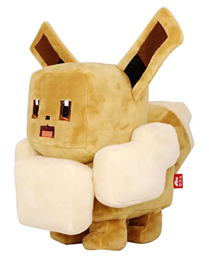 Cute Quest Anime Square Adventure Plush Doll Stuffed Animals Gift Toy For Children, Poke Toy, Crafter, Video Game (Eevee) #TOP8