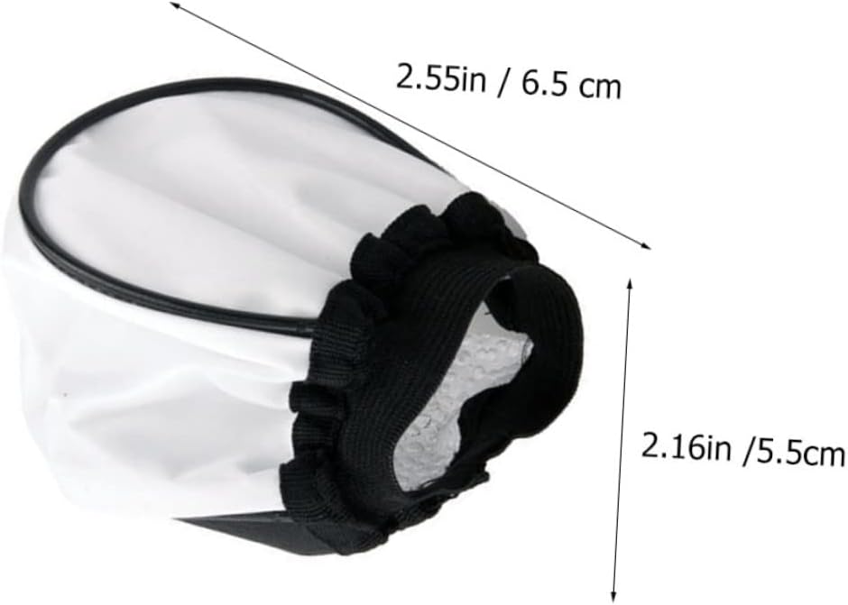 KOMBIUDA 2Pcs Cloth Photography Flash Light Covers Practical Diffuser Lampshades for Camera Durable Easy to Install Light Covers for Home and Studio Use