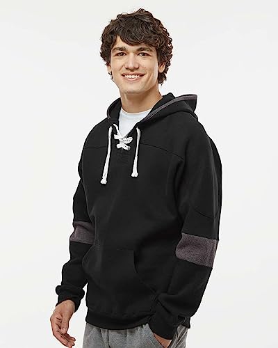 J. America Sport Lace Colorblocked Fleece Hoodie #TOP17