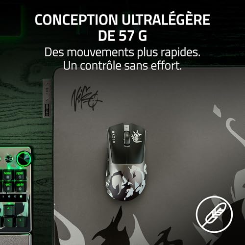 Souris Razer DeathAdder V4 Pro Niko Edition – Sans Fil, 45000 DPI, Ergonomique - vue 4